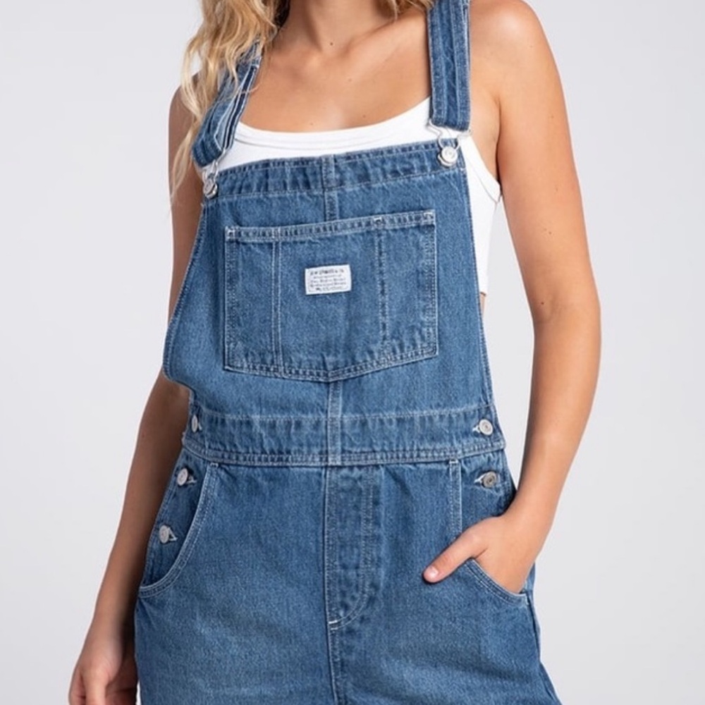 Levi's Blue Denim shortalls
